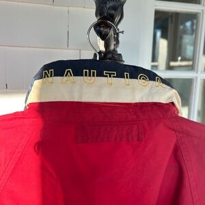 VINTAGE Nautica Red Jacket Sailing Jacket